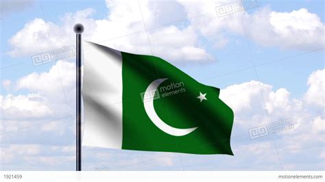 Animated Flag Of Pakistan Stock Animation | 1921459