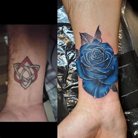 Top 81 Best Blue Rose Tattoo Ideas - [2021 Inspiration Guide]