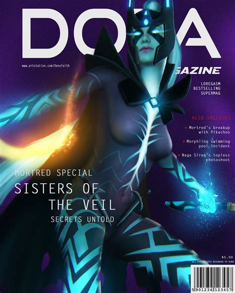 ArtStation - Dota 2 Magazine Cover Art