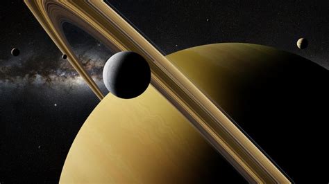 Saturn’s mysterious rings & extreme tilt: Former moon may be responsible