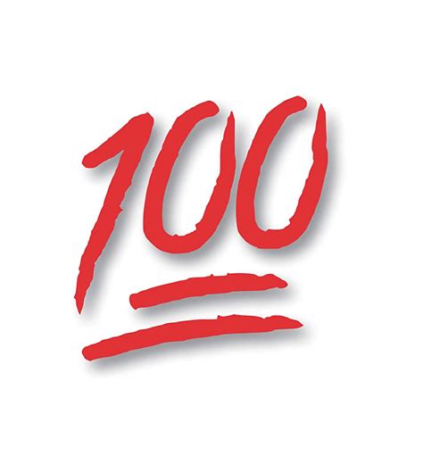 100 Sign Emoji