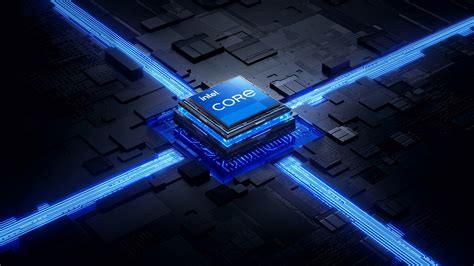 Intel processor Wallpaper 4K, Futuristic, 3D background