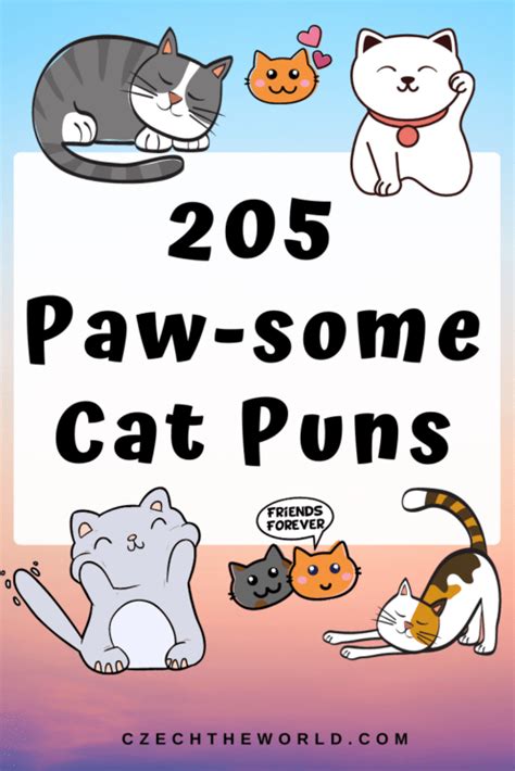 205 Best Cat Puns and Jokes That Are Simply Paw-some!