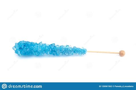 Blue Rock Candy on a Stick stock photo. Image of rock - 126961562