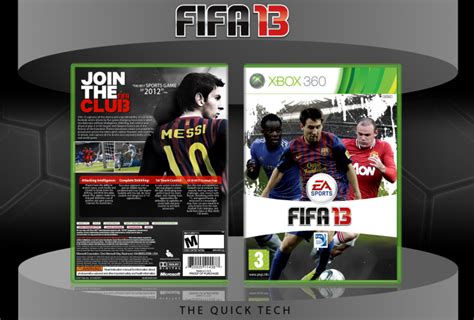 FIFA 13 Xbox 360 Box Art Cover by TheQuickTech