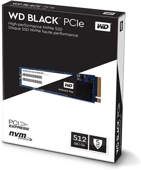 WD Black 512GB M.2 PCIe NVMe Performance SSD - Bigwig PC