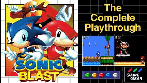 Sonic Blast (Game Gear) The Complete Playthrough - All Chaos Emeralds ...