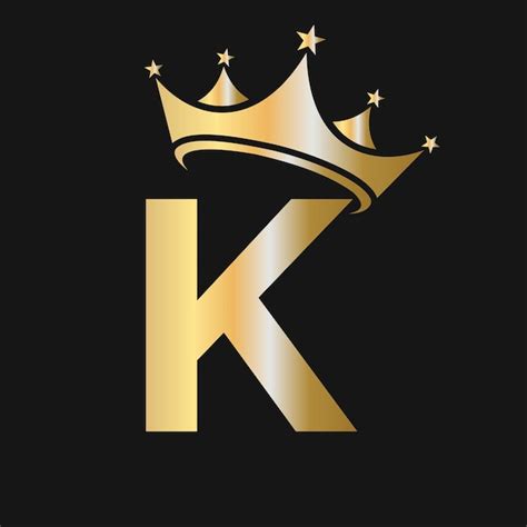 Premium Vector | Letter K Crown Logo Crown Logo on Letter K Template ...