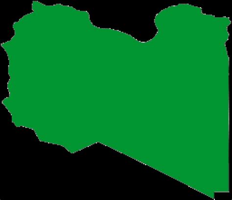 Libya Flag Map - MapSof.net