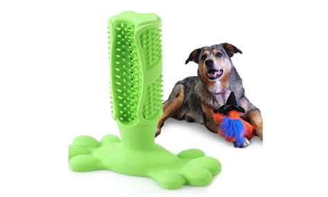 Dog Teeth Cleaning Toys Natural Rubber Dog Toothbrush Stick | Groupon