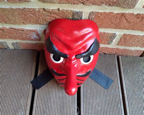 Tengu mask for cosplay or as a wallhanger | Etsy