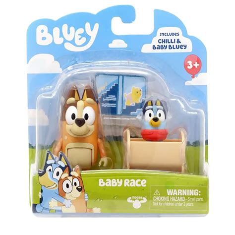 Bluey Baby Race Story Mini Figure 2-Pack – Maziply Toys