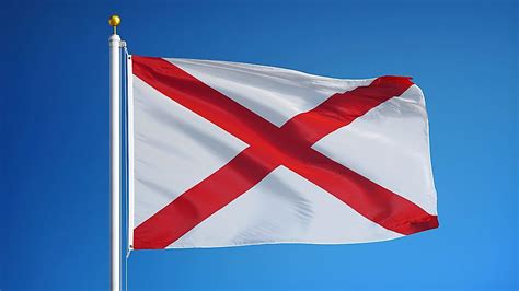 Alabama State Flag - WorldAtlas.com