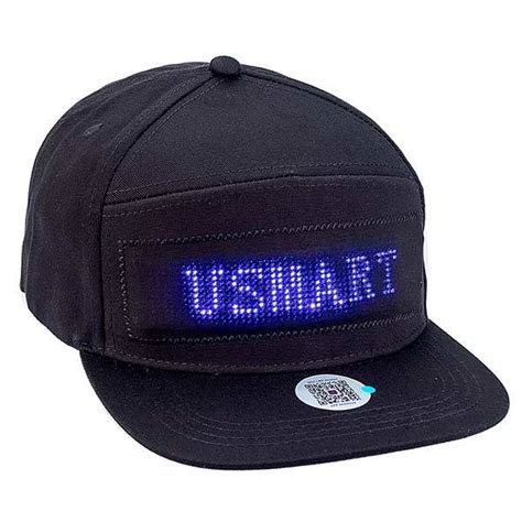 Leadleds Person Wearable Led Hat Snapback Cap Rechargeable Flexible by