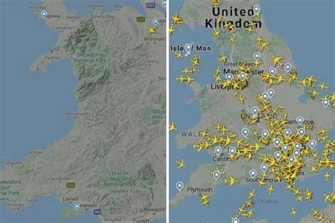 The really strange and mysterious flight paths recorded over Wales ...