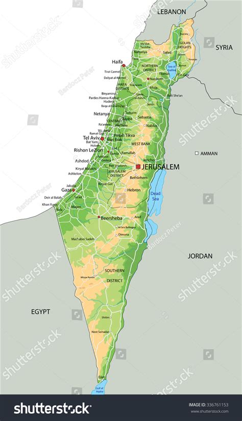 Detailed Israeli Roads Map Images: Browse 21 Stock Photos & Vectors ...