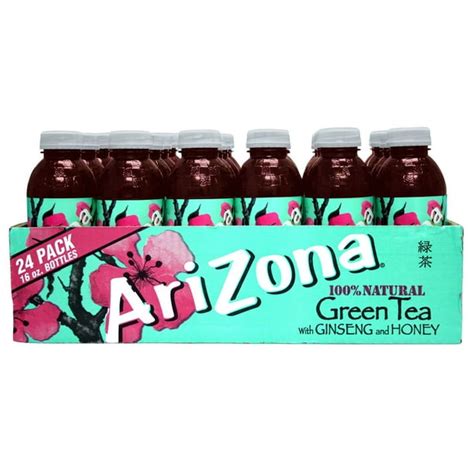 Product of Arizona Green Tea with Ginseng and Honey 24Pk. 16 oz ...