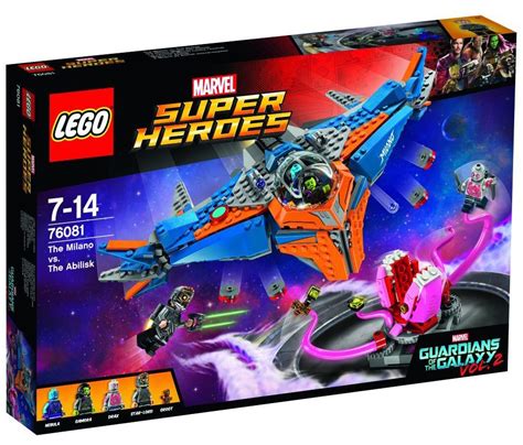 LEGO Guardians of the Galaxy 2 Milano vs. Abilisk Set! Baby Groot ...