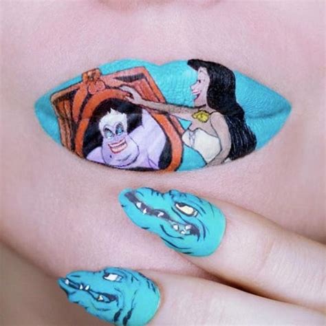 21 Insanely Intricate Lip Art Looks for Halloween Beauty - Brit + Co