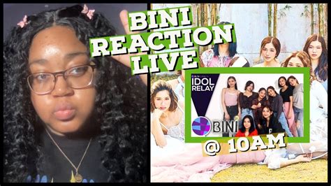 BINI LIVE REACTION |DANCE PRACTICE, LIVE PEFORMANCE, IDOL RELAY ETC ...