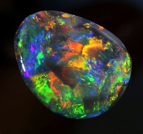 black opal that needs to be polished | Black opal, Gemstones, Precious opal