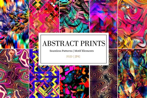 Abstract Prints | Custom-Designed Graphic Patterns ~ Creative Market