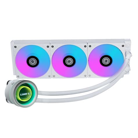 Lian Li Galahad II Trinity 360 RGB 360mm AIO Liquid CPU Cooler - White ...