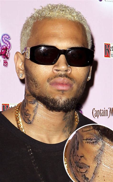 Photos from Chris Brown Neck-Tattoo Memes