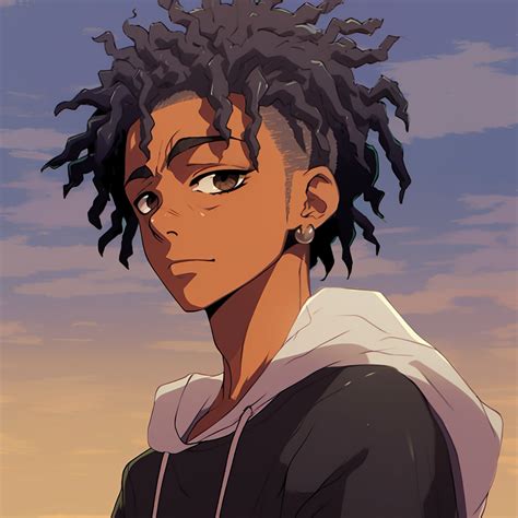 African Anime Character