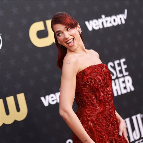 Critics Choice Awards 2024: Dua Lipa Matches Her Red Hair With A ...