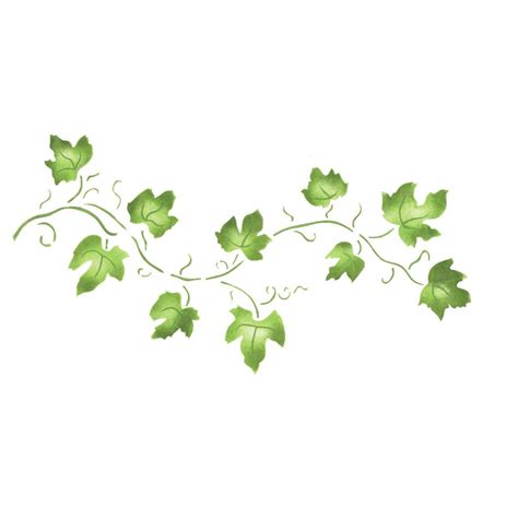 Designer Stencils Small Ivy Vine Wall Stencil-1538 - The Home Depot