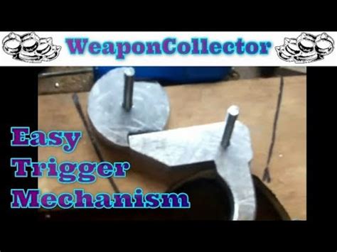 Making a Homemade Crossbow - Part 1 (Trigger Mechanism) - YouTube