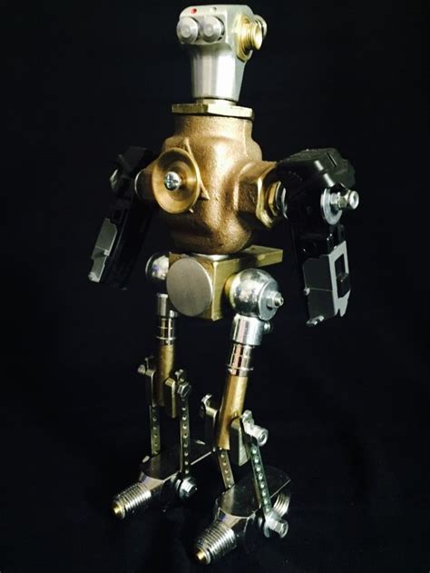 Robot from scraps by vinvelasco | Robot sculpture, Steampunk art, Robot ...