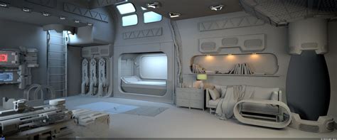 ArtStation - sci fi interior, Dimy Fomychov | Futuristic interior, Sci ...