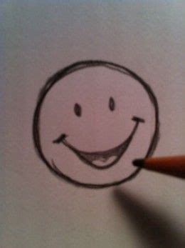 How to Draw a Happy Face | Happy face drawing, Drawings, Easy drawings