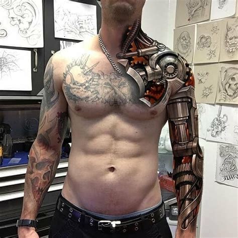 101 Amazing Robot Arm Tattoo Ideas That Will Blow Your Mind! | Outsons ...