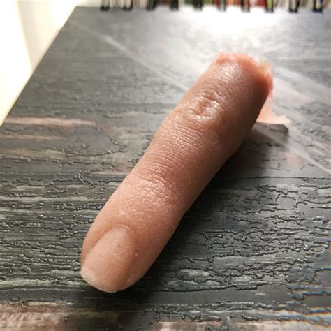 Severed Realistic Silicone Finger Unpainted Prosthetic Finger - Etsy ...