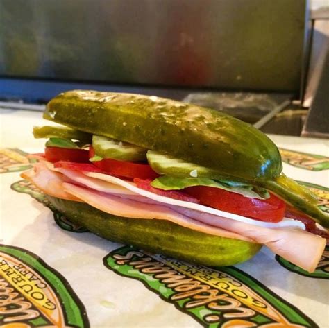 Pickle sandwich with pickles: | Low carb sandwiches, Gourmet cafe, Food