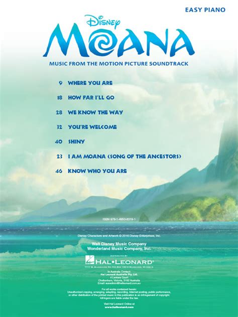 Moana Songs