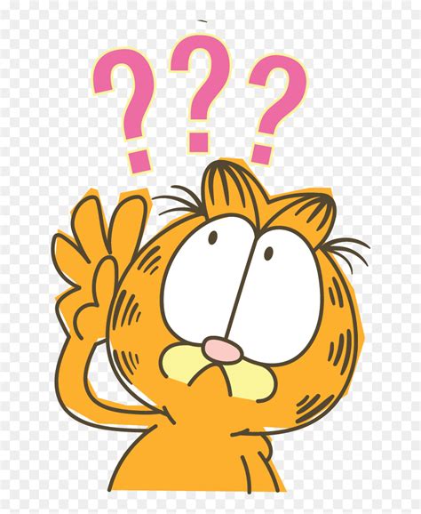 Transparent Garfield Birthday Clipart - Garfield Line Stickers, HD Png ...