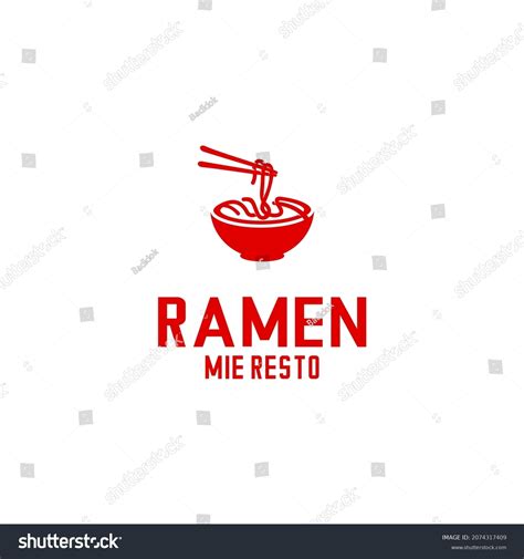 Bowl Ramen Noodle Logo Vector Logo Stock Vector (Royalty Free ...