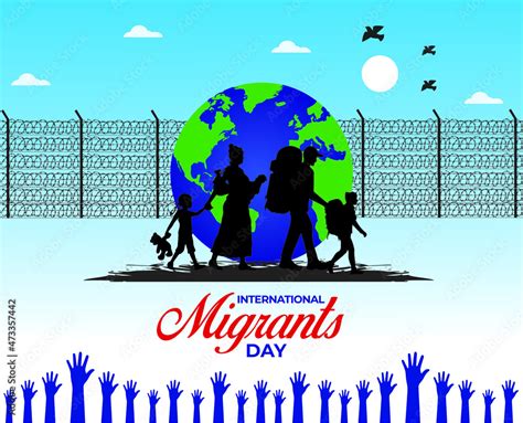 World Refugee day concept Vector Illustration. World refugee day ...