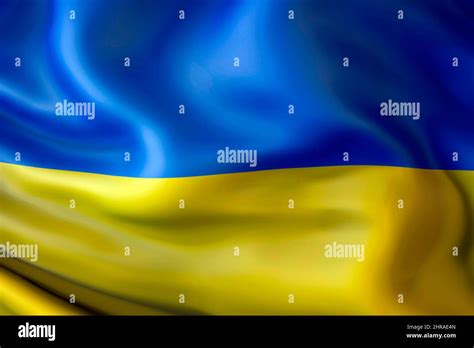 Flag. Ukraine. Waving flag of Ukraine Stock Photo - Alamy