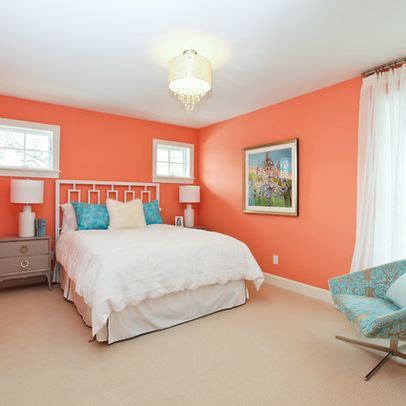 Bedroom peach wall color Design Ideas, Pictures, Remodel and Decor ...