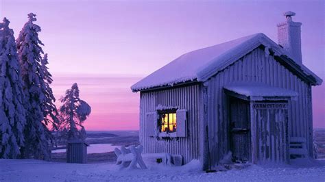 Snow Cabin Wallpapers - Wallpaper Cave