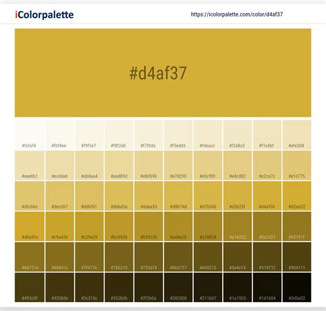 Metallic Gold information | Hsl | Rgb | Pantone