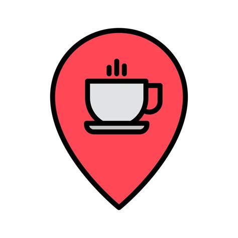 Cafe Location Icon 2458778 Vector Art at Vecteezy