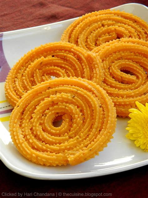 Biyyam Pindi Manugupoolu ~ Rice Flour Chakli Recipe - Blend with Spices