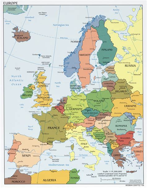 Mapa Da Europa Mapa De Europa Mapa Politico De Europa Mapa De Images ...