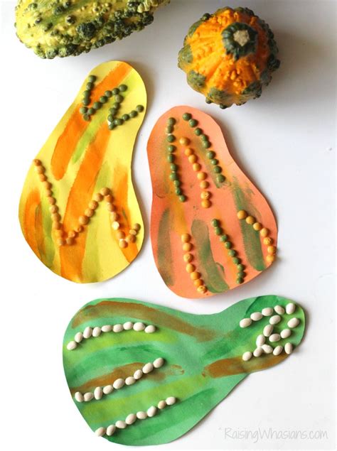 DIY Gourd Fall Kids Craft - Raising Whasians